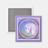 Ein Lila Paradies-Magnet Magnet (Vorderseite/Rückseite)