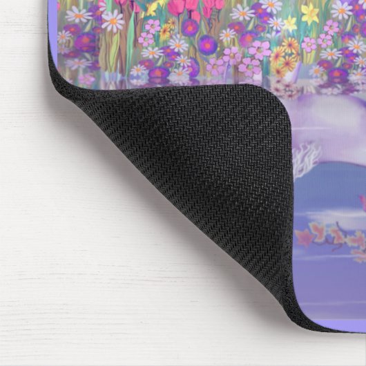 Ein lila Paradies Mousepad (Ecke)