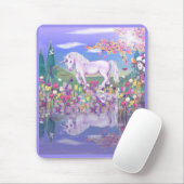 Ein lila Paradies Mousepad (Mit Mouse)