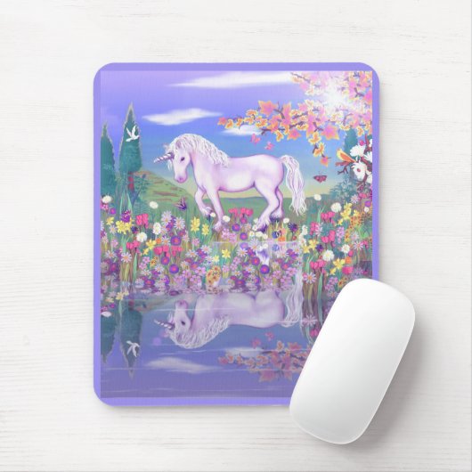 Ein lila Paradies Mousepad (Mit Mouse)