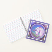 Ein Lila Paradies-Notebook Notizblock (Innenseite)