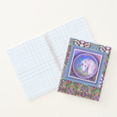 Ein lila Paradies-Notebook Notizblock (Innenseite)