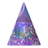 Ein Lila Paradies Partyhütchen (Rückseite)