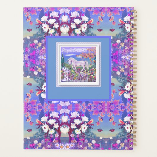 ein lila Paradies Planer (Rückseite)