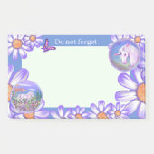 Ein lila Paradies Post-it Klebezettel (Vorderseite)