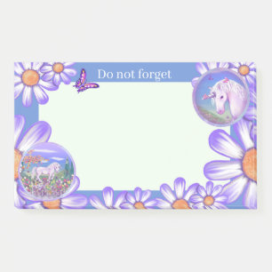 Ein lila Paradies Post-it Klebezettel