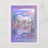 Ein Lila Paradies Postkarte (Vorderseite)