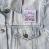 ein lila Paradies & Schnee Button (Beispiel)