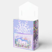 Ein lila Paradies & Schnee Geschenkschachtel (Geöffnet)