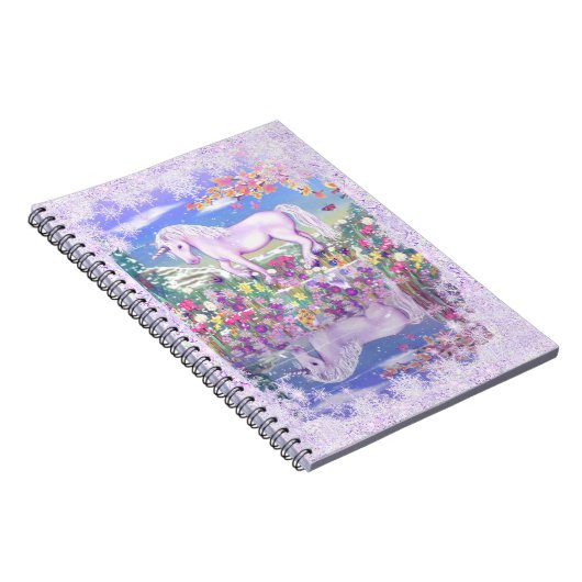 Ein lila Paradies & Schnee Notizblock (Rechte Seite)