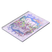 Ein lila Paradies & Schnee Notizblock (Linke Seite)