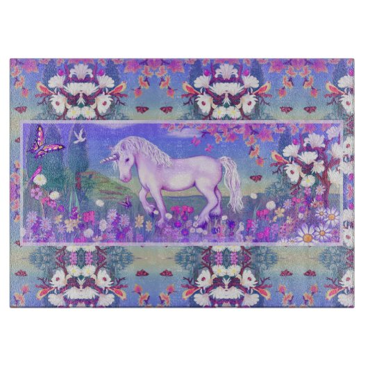 Ein lila Paradies Schneidebrett (Vorderseite)