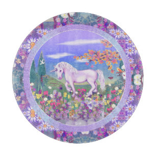 Ein lila Paradies Schneidebrett