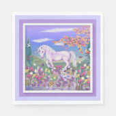 Ein Lila Paradies Serviette (Vorderseite)