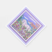 Ein Lila Paradies Serviette (Ecke)