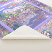 Ein lila Paradies Sherpadecke (3/4)