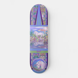Ein Lila Paradies-Skateboard Skateboard