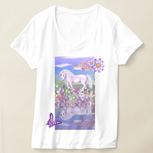 Ein lila Paradies T-Shirt (Ablage )
