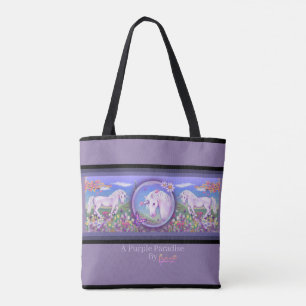 Ein Lila Paradies Tasche
