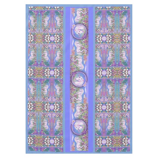 Ein lila Paradies Tischdecke (Vorderseite)