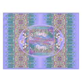 Ein lila Paradies Tischdecke (Vorderseite (Horizontal))