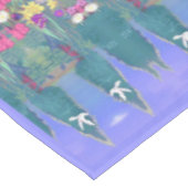 Ein lila Paradies Tischdecke (Schrägansicht)