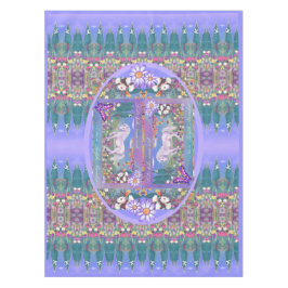 Ein lila Paradies Tischdecke