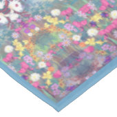 Ein lila Paradies Tischdecke (Schrägansicht)