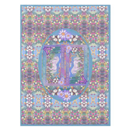 Ein lila Paradies Tischdecke