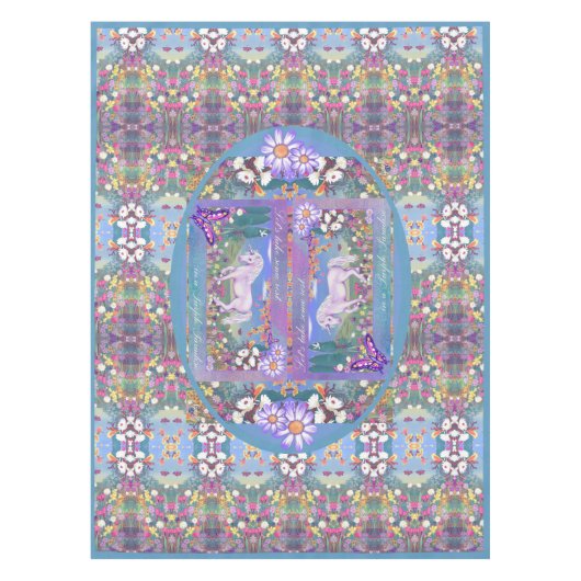 Ein lila Paradies Tischdecke (Vorderseite)