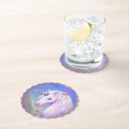 Ein Lila Paradies Untersetzer (Vor Ort)