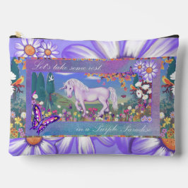 Ein lila Paradies Zubehörtasche