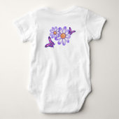 Ein lila paradiesischer T - Shirt (Rückseite)