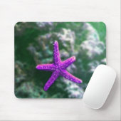 Ein Lila Rocky Beach Mousepad (Mit Mouse)