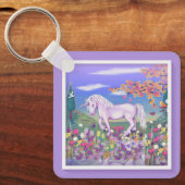 Ein Lila Schlüsselanhänger im Paradies (Vorderseite)