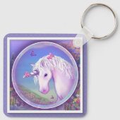 Ein Lila Schlüsselanhänger im Paradies (Rückseite)