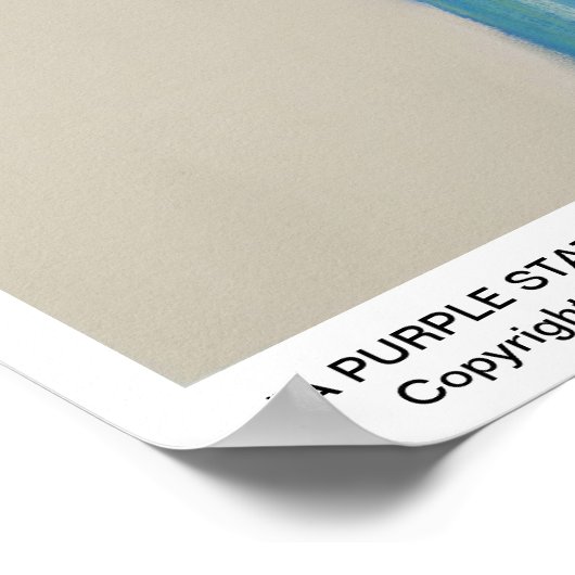 "Ein LILA STAAT des Geistes" von: Alvin Pettit Poster (Ecke)