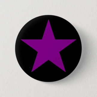 Ein Lila Stern des Anarcha-Feminismus Button