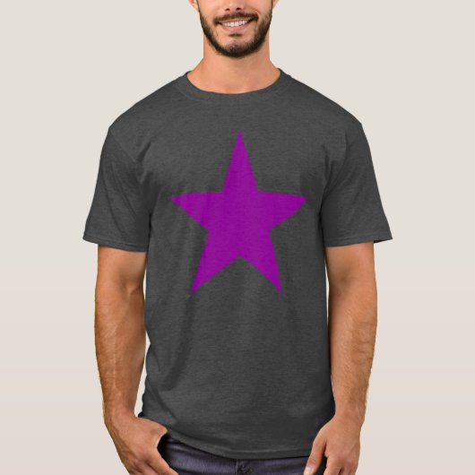 Ein Lila Stern des Anarcha-Feminismus T-Shirt (Vorderseite)