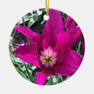 Ein Lila Traum Keramik Ornament