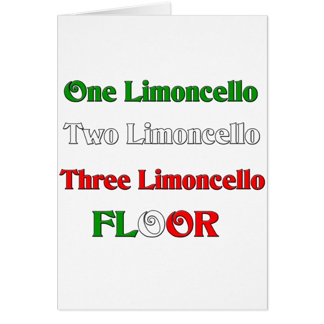 Ein Limoncello (Vorne)