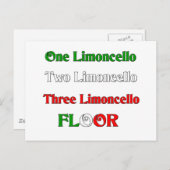 Ein Limoncello Postkarte (Vorne/Hinten)