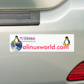 ein Linux-Welt-Autoaufkleber Autoaufkleber (Auf Auto)