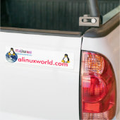 ein Linux-Welt-Autoaufkleber Autoaufkleber (Auf Lkw)