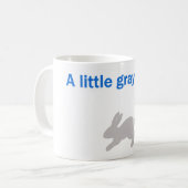 Ein Litte Grau-Hase Kaffeetasse (Vorderseite Links)