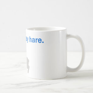 Ein Litte Grau-Hase Kaffeetasse