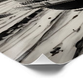 Ein LKW in einer Wüste Poster (Ecke)