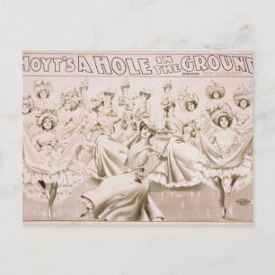 Ein Loch im Boden, Vintages Theater "Hoyt" Postkarte
