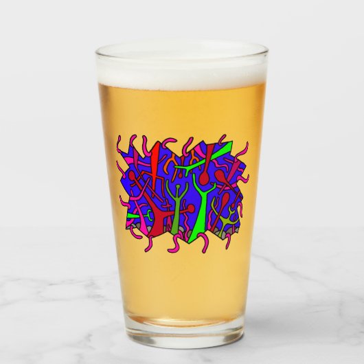 EIN LOCH IN MEINEM GLAS. GLAS (Vorne (Gefüllt))