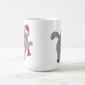 Ein-Loch Los Katzen: Festlich - Tasse (Mittel)